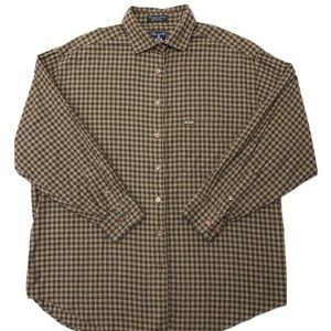 Mens Faconnable Button Down Dress Shirt size Large